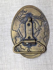 1970s vintage TREE OF LIFE belt buckle SOLID BRASS hippie boho WESTERN cowboy