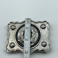 MacLaren Scottish Clan Crest Belt buckle removable pin