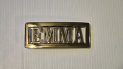 EMMA Custom Personalized Name Belt Buckle -Put your name or word on Buckle