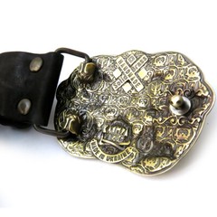 Belt buckle « Tree of life », Ornamental belt buckle, Floral belt buckle