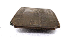 Vintage Brass Durango–Silverton Belt Buckle Denver & Rio Grande Railroad USA