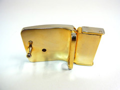 Vintage Cartier 2C & Gucci GG Men&rsquo;s Unisex Clothing Belt Buckle 2pcs set