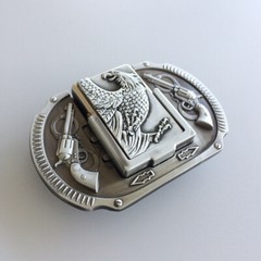 Vintage Style Western Eagle Wildlife Lighter Belt Buckle also Stock in the US