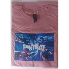 Fortnite T-Shirt Pink Graphic Tee Gaming Top Short Sleeve #3C