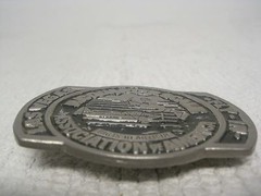 Las Vegas Fly-In R/C Quarter Scale Airplane Belt Buckle 3 1/4&Prime; x 2 1/2&Prime;