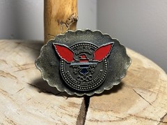 1976 Chevrolet Bicentennial Belt Buckle Chevy Eagle Logo R Roberts USA RARE GMAD