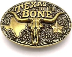 Texus longhorn belt buckle vintage Western Cowboy Retro Cool Oval Large Bull