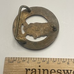 TEXAS BELT BUCKLE 100% Solid THIS IS A VINTAGE ANTIQUE.MADE IN THE USA El Paso