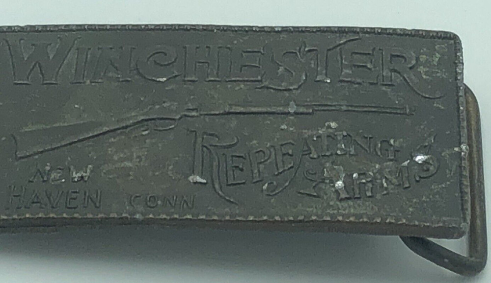 Winchester Repeating Arms Belt Buckle 2.25×3.75 New Haven