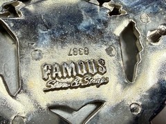 Cadillac Emblem Flag Chrome Color Belt Buckle By Famous Stars And Straps