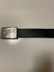 Louis Vuitton Metal Buckle Belt Travel Requisite design Used From Japan