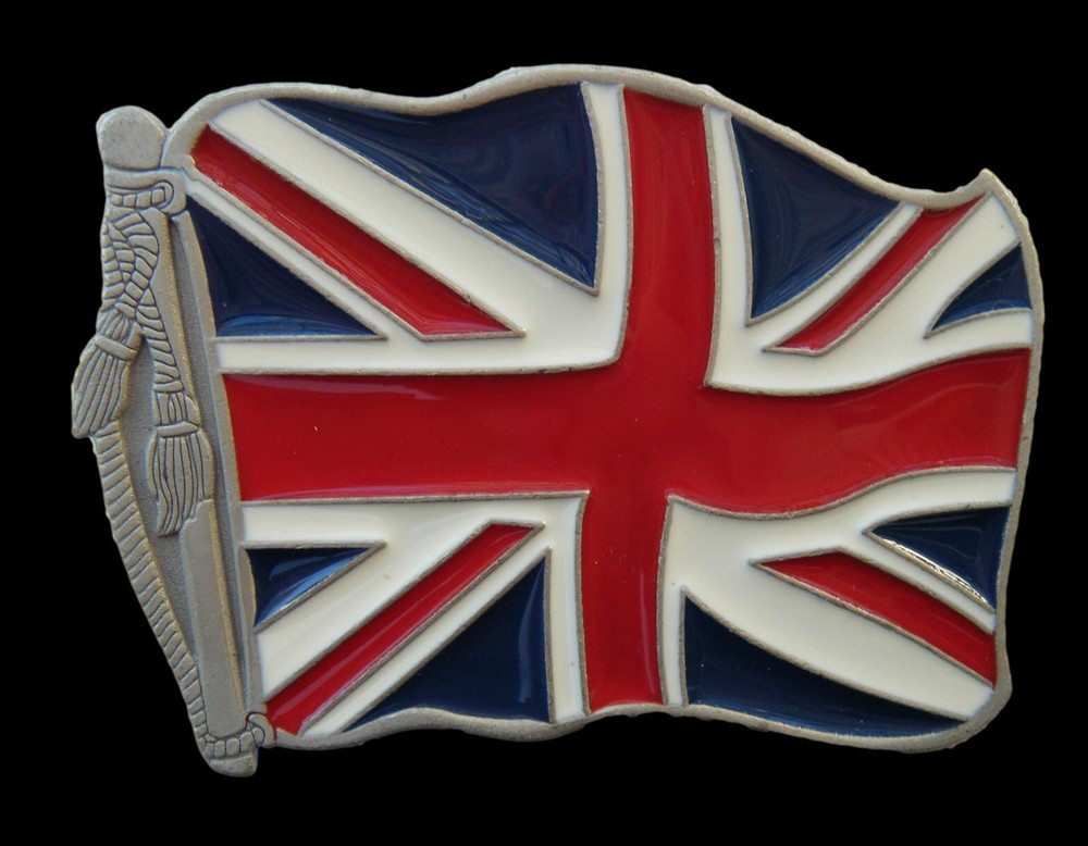Union Jack Flag Belt Buckle British UK Flags Belts Buckles