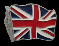 Union Jack Flag Belt Buckle British UK Flags Belts Buckles