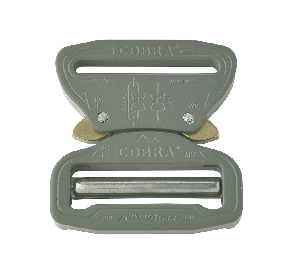 AustriAlpin 45mm 1.75&Prime; Foliage Green Cobra Buckle Male Adjust Female Fix FY45FVF