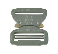 AustriAlpin 45mm 1.75&Prime; Foliage Green Cobra Buckle Male Adjust Female Fix FY45FVF