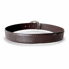 GUCCI Pre-Owned 411924 sima Interlocking Leather Belt
