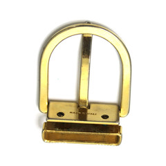 Salvatore Ferragamo Gold Tone Vintage Belt Buckle Only Tarnish As Is ITLAY