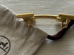 38mm H Belt Buckle Gold Brushed