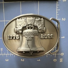 🔔Belt Buckle Liberty Bell 🔔1776-2026 USA 250th Super Rare! (Die-Cast Zinc)