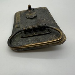 B.A.S.S. Bass Anglers Sportsman Society 1988 Brass Belt Buckle USA Made