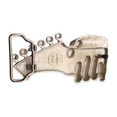 New Men Silver Metal Buckle Biker Emo Fashion Hand Play Music Band Guitar Skulls
