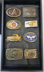 Lot of 8 Various Beltbuckles