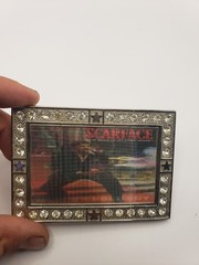 3D FLIP CHANGING PICTURE MOVING IMAGE SCARFACE MOVIE AL PACINO MOVIE BELT BUCKLE