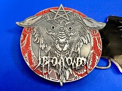 Lamb of God Symbol Logo Job for Cowboy American Heavy Metal Band Belt Buckle