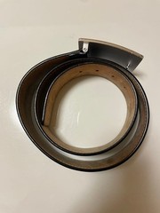 Louis Vuitton Metal Buckle Belt Travel Requisite design Used From Japan