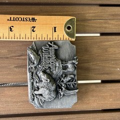 Siskiyou Buckle Co 1991 American Wildlife Commemorative Pewter Belt Buckle