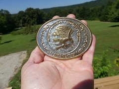 Vintage NAHC Life Member Belt Buckle – North American Hunting Club – Eagle
