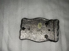 Vintage 1776-1976 Bicentennial Eisenhower Dollar Coin Denver Mint Belt Buckle