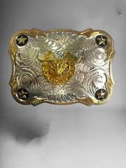 Long Horn Bull Rodeo Western Cowboy Style Belt Buckle Hebilla Vaquera De Toro