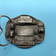 Vintage Kechi Kansas Centennial Belt Buckle 1888-1988 Limited Edition 276/1500