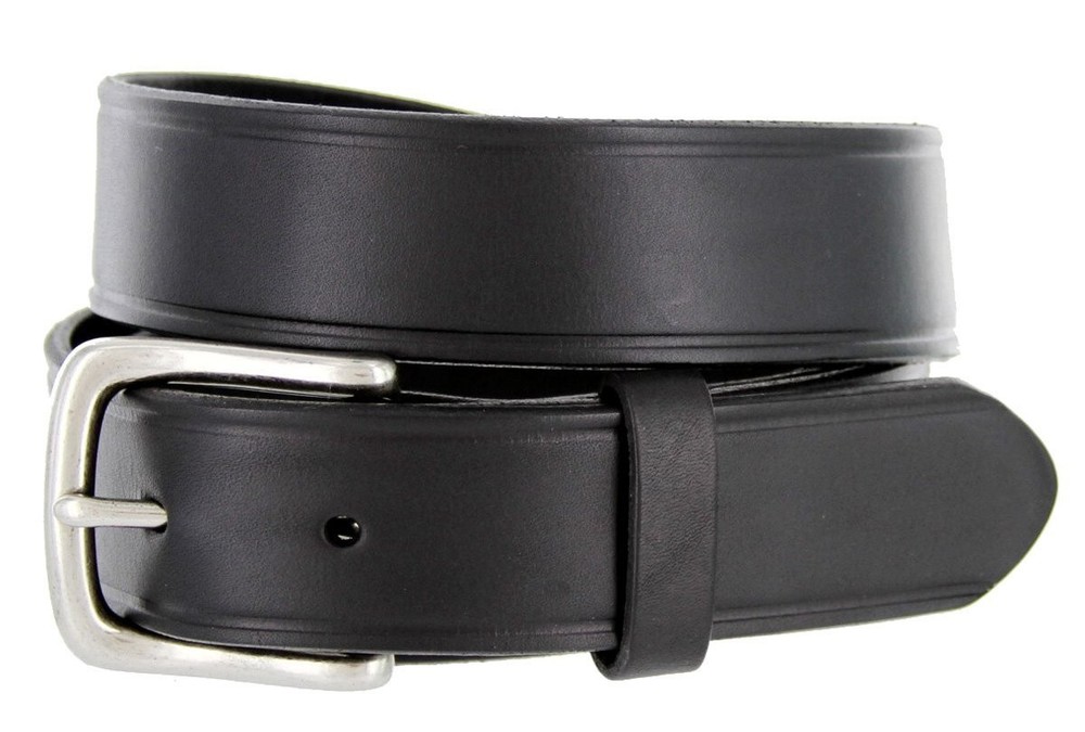 Joe&rsquo;s Solid 100% Leather Uniform Work Genuine Jean Belt 38, Black
