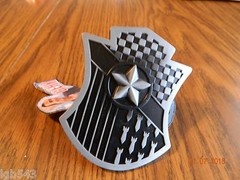 NWT-Solid Metal NAUTICAL STAR CREST and SHIELD METAL BELT BUCKLE by PUGS GEAR