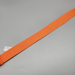 American Eagle Belt Unisex Size Small Orange Web Bottle Opener Military Buckle