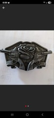Famous Stars & Straps Guns and Rose Pewter Belt Buckle