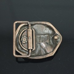 Punk Style Pyramid Textured Belt Buckle in Antique Copper, Craft Interchangeable Buckle
