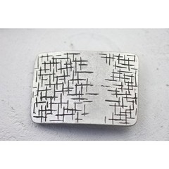 Modern Metal Belt Buckle Rectangle – Clear, Strong and Expressive