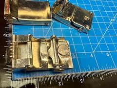 Lot of 3 Vintage slide dress style Belt Buckle&rsquo;s Letters Horse