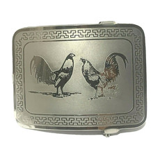 MEXICAN CHARRO WESTERN BELT BUCKLE. HEBILLA CHARRA GALLO. HEBILLA VAQUERA RODEO