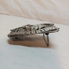 1983 Bow Hunting Bergamot Brass Works Siskiyou Whitetail Belt Buckle