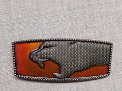 vintage Y2K belt buckle PANTHER cougar THUNDERCATS jaguar WESTER brass HOT TOPIC