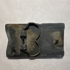 Lot of 2 Men’s Western Metal Belt Buckles Samson Rectangular Fits 1.5 in