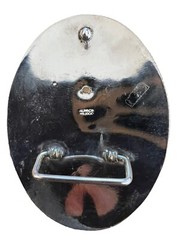 Horse Cowboy large belt buckle Alpaca Mexico 4.5&Prime; x 3.25&Prime; Rodeo Country