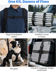 Buckle & Strap Kit – 6 Yards 1 Inch Wide Polyester Webbing Stronger than Nylon,
