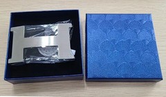 38mm H Silver Brushed Metal Belt Buckle Hardware Replacement