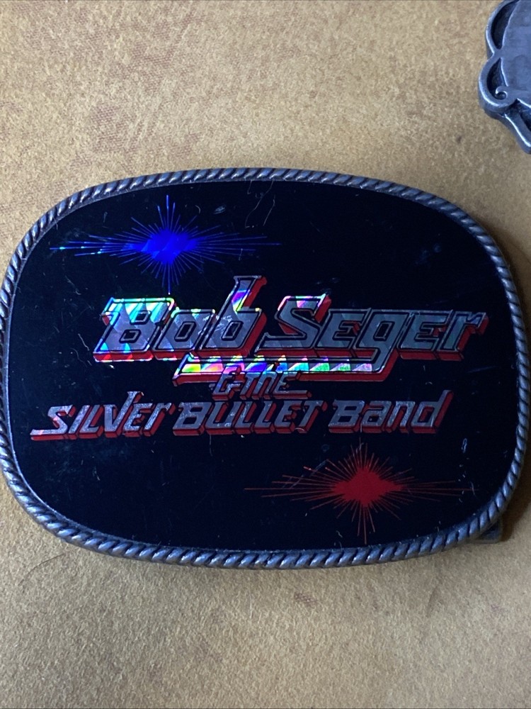 Bob Seger and the Silver bullet band belt buckle