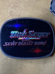 Bob Seger and the Silver bullet band belt buckle